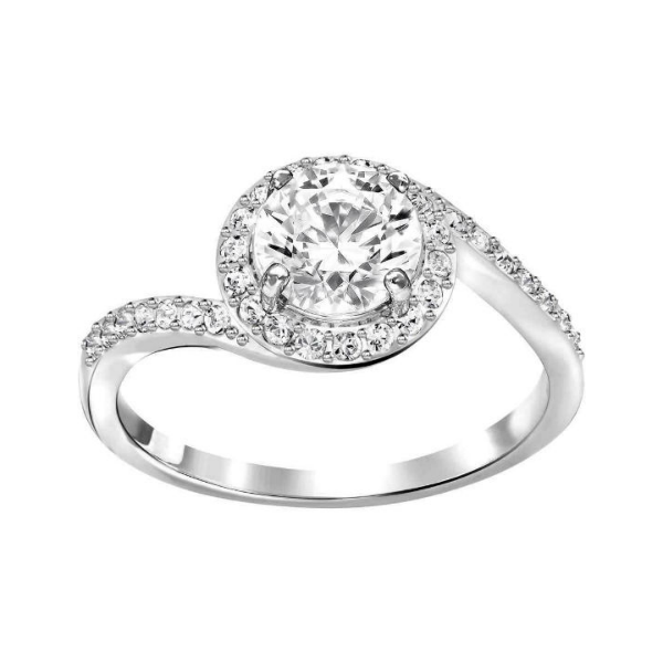 Купить «Swarovski 5221409 Кольцо ATTRACT LT р58 прозр.родий» в интернет-магазине «Золотое время»