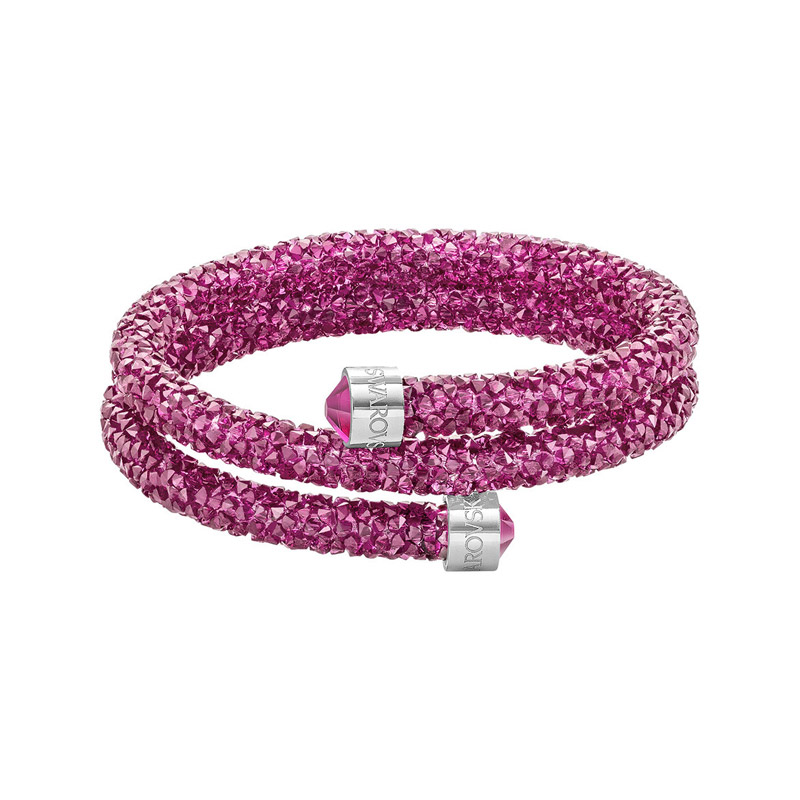 Купить «Swarovski 5273643 Браслет CRYSTALDUST: DB FUCH/STS   р.M» в интернет-магазине «Золотое время»