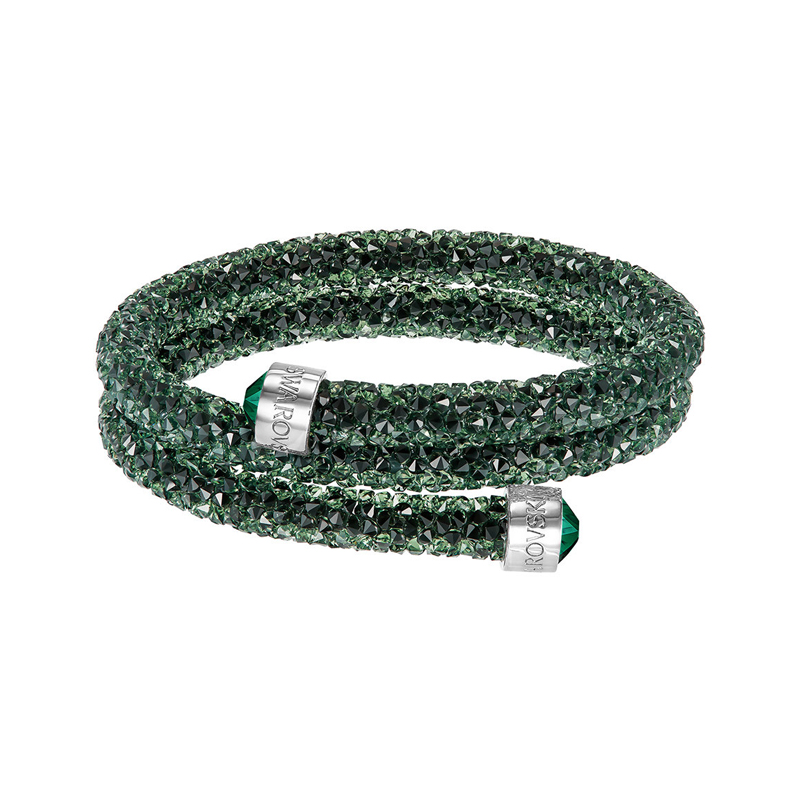 Купить «Swarovski 5255901 Браслет CRYSTALDUST DB ENIT/STS BLK S» в интернет-магазине «Золотое время»