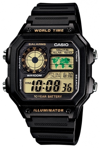 Купить «Casio AE-1200WH-1B» в интернет-магазине «Золотое время»