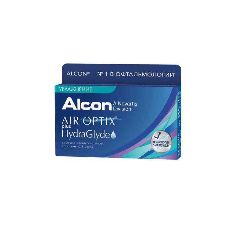 Купить «AIR OPTIX  plus HydraGlyde (8.6, -0.75)(3 pack) » в интернет-магазине «Золотое время»