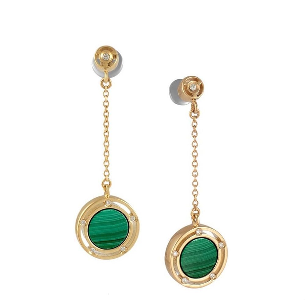 Купить «Damiani 20086902 Серьги №8» в интернет-магазине «Золотое время»