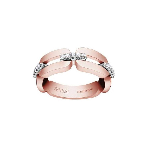 Купить «Damiani 20019646 Кольцо 15бр.-0,15крт., 7,21гр.» в интернет-магазине «Золотое время»