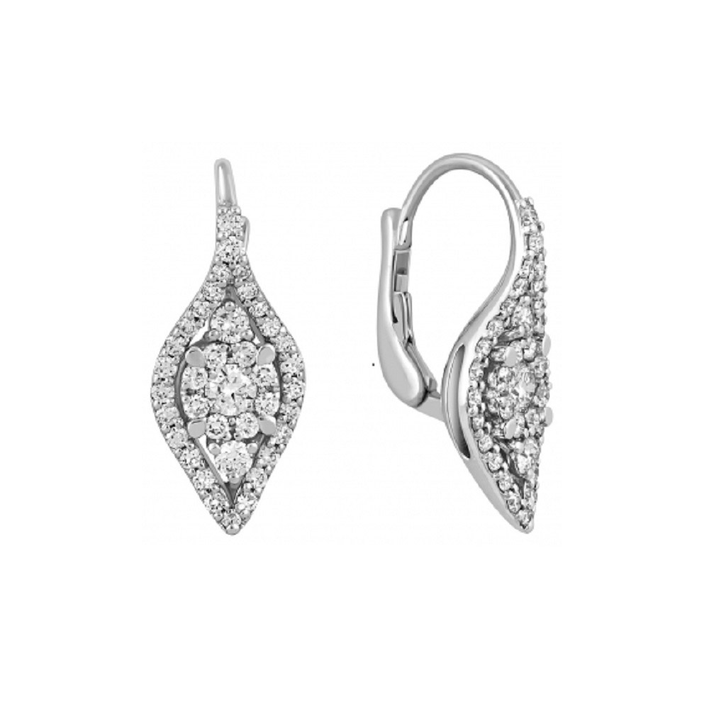 Купить «Crivelli  Серьги234-4521/64368236 750пр-4,234гр.» в интернет-магазине «Золотое время»
