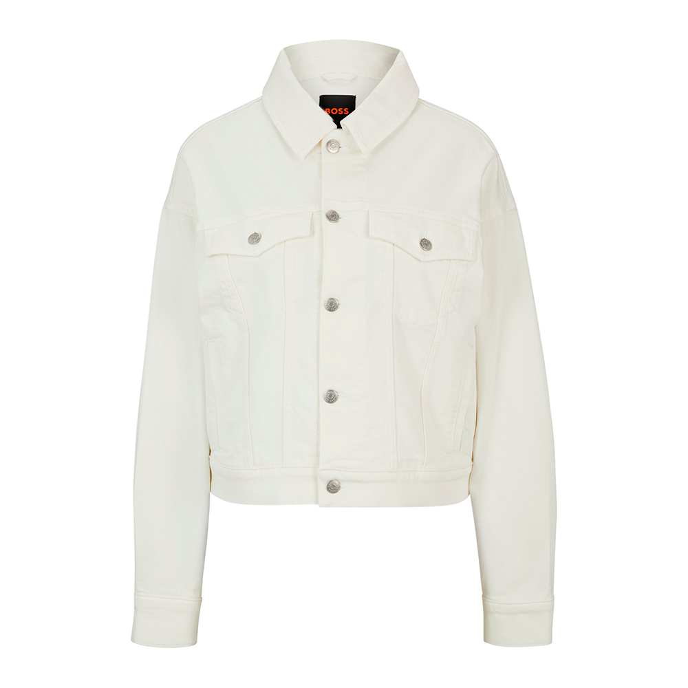 Купить «50515888 Куртка C_TRUCKER JACKET 38, Open White» в интернет-магазине «Золотое время»