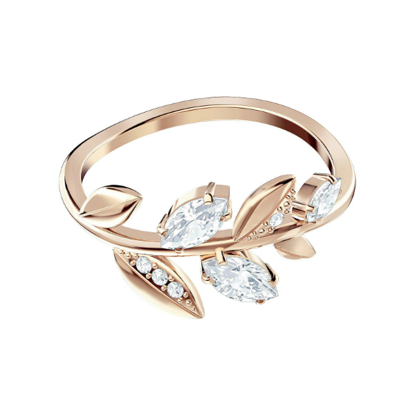 Купить «Swarovski 5409695 MAYFLY: кольцо CZWH/CRY/ROS 55» в интернет-магазине «Золотое время»
