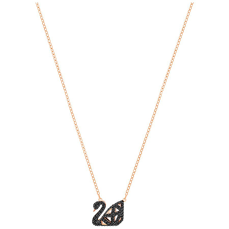 Купить «Swarovski 5281275 FACET SWAN: ожерелье JET/CRY/MIX» в интернет-магазине «Золотое время»
