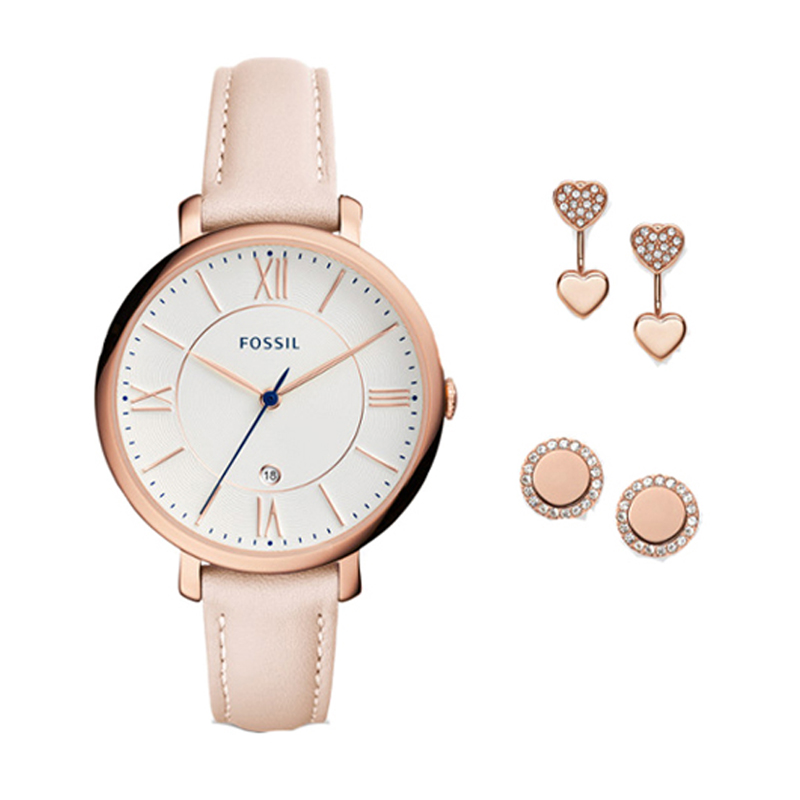 Купить «Fossil ES4202SET+серьги2 пары» в интернет-магазине «Золотое время»