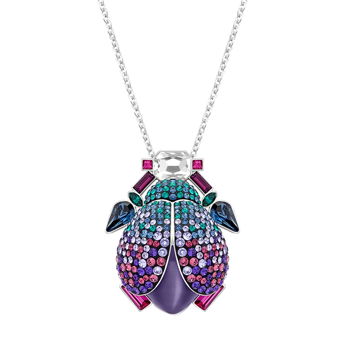 Купить «Swarovski 5148149 Кулон DITTY LNG тм.мульти родий» в интернет-магазине «Золотое время»