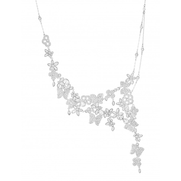 Купить «Swarovski 5190281 Ожерелье большое EDEN прозр. родий» в интернет-магазине «Золотое время»
