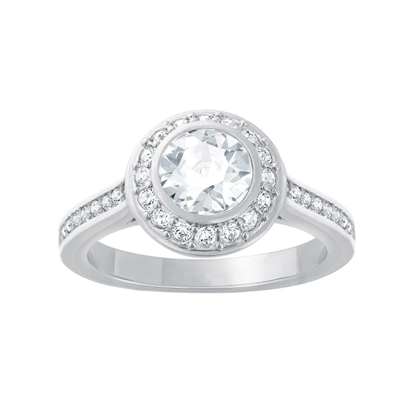 Купить «Swarovski 1081952 Кольцо ANGELIC р.60 родий» в интернет-магазине «Золотое время»