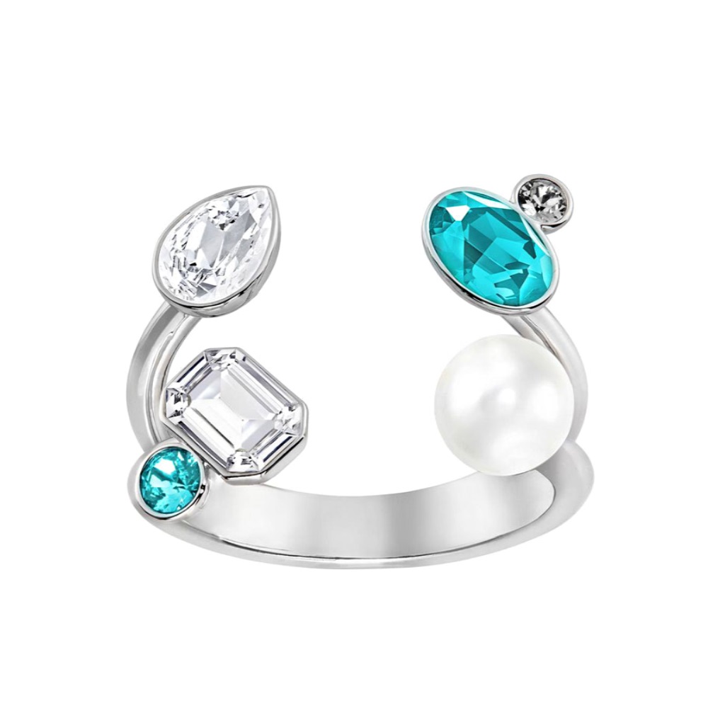 Купить «Swarovski 5205012 Кольцо EXTRA LRG 55 с.мульти родий» в интернет-магазине «Золотое время»