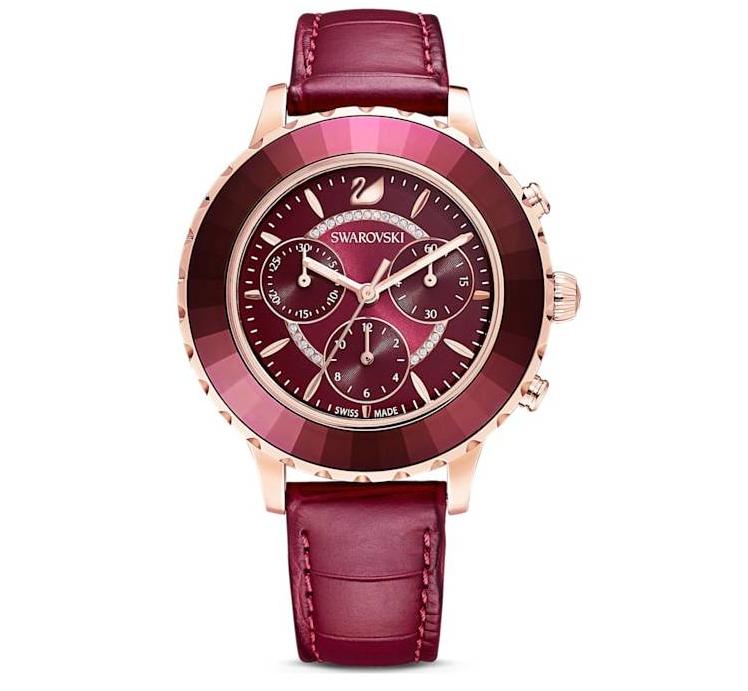 Купить «Swarovski 5547642 OCTEA LUX CHRONO: часы ж. LS BUR/BUR/PRO» в интернет-магазине «Золотое время»