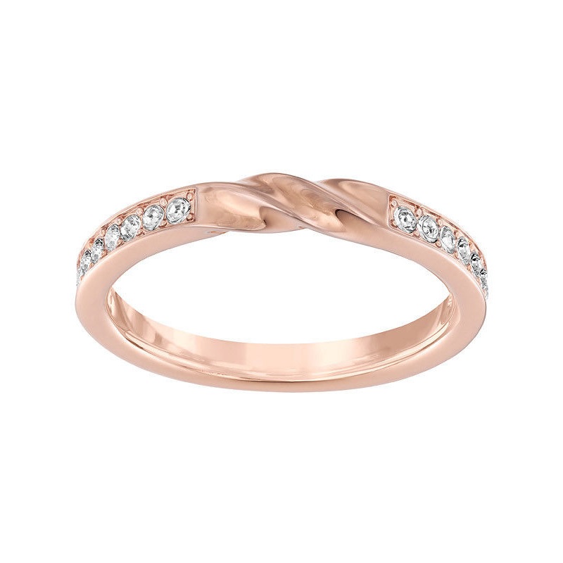 Купить «Swarovski 5140101 Кольцо CURLY р.58 золото» в интернет-магазине «Золотое время»