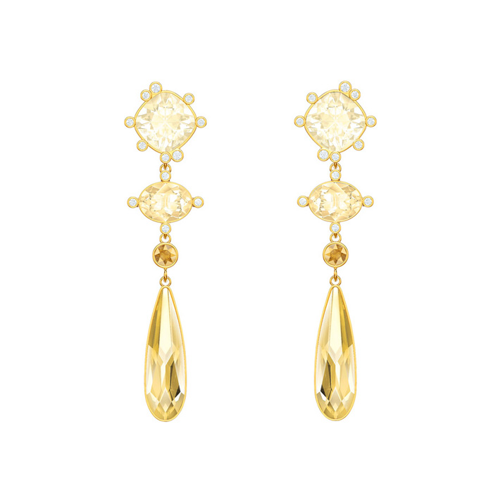 Купить «Swarovski 5456889 Olive: серьги CHNDL LMUL/GOS» в интернет-магазине «Золотое время»