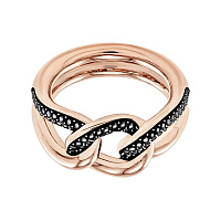 Купить «Swarovski 5448846 Кольцо LANE:RING LRG JET HEM/PRO 60» в интернет-магазине «Золотое время»