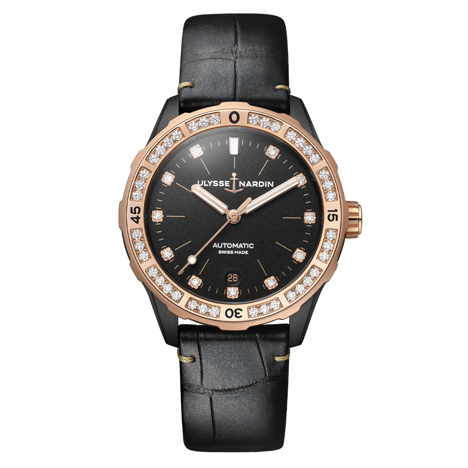 Купить «Ulysse Nardin  8165-182B/BLACK (271)» в интернет-магазине «Золотое время»