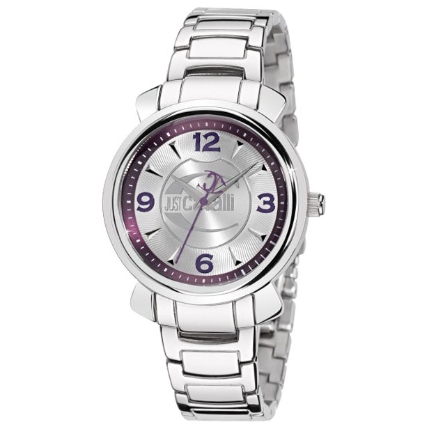 Купить «Just Cavalli 7253 179 515 GLAM JC 3H SILVER DIAL/B» в интернет-магазине «Золотое время»