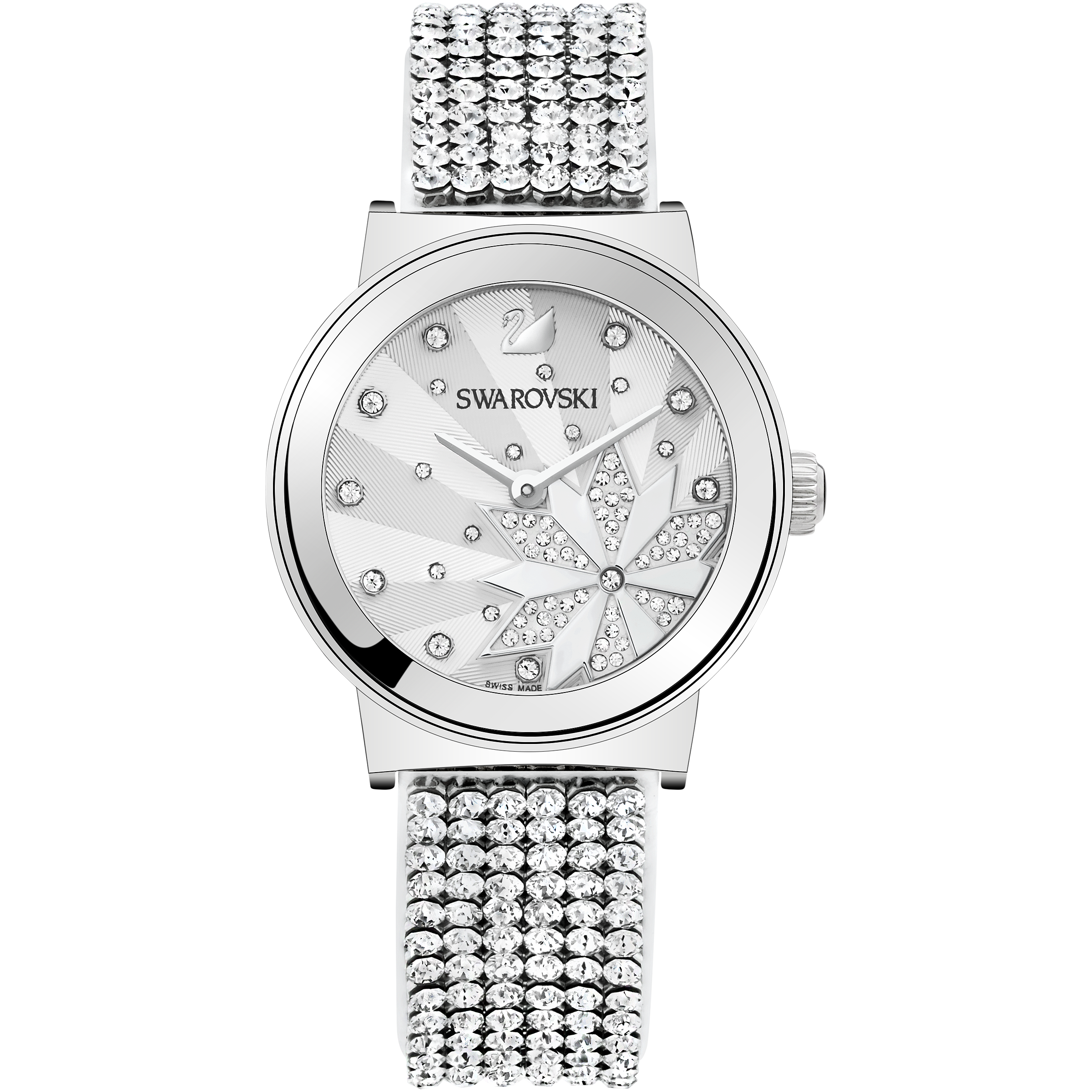 Купить «Swarovski 5040326 Часы PIAZZA STARRY NIGHT прозр.нерж.» в интернет-магазине «Золотое время»