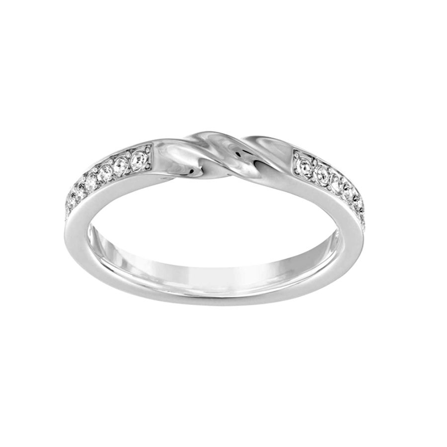 Купить «Swarovski 5120539 Кольцо CURLY р.55 родий» в интернет-магазине «Золотое время»