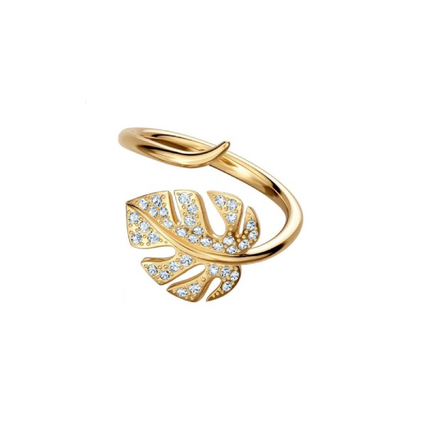 Купить «Swarovski 5519257 TROPICAL: кольцо CRY/GOS 55» в интернет-магазине «Золотое время»