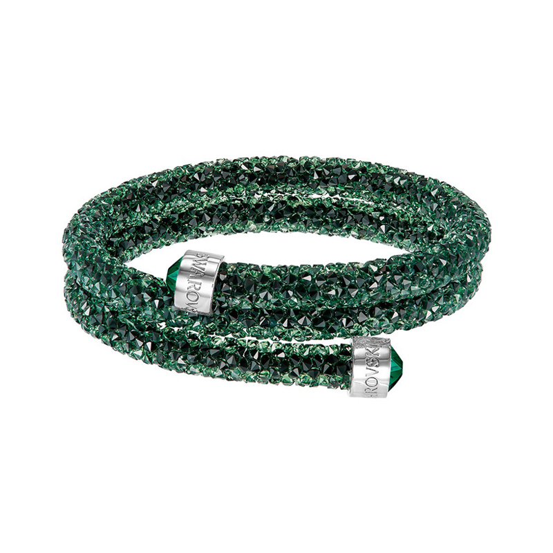 Купить «Swarovski 5250687 Браслет CRYSTALDUST DB ENIT/STS BLK M» в интернет-магазине «Золотое время»