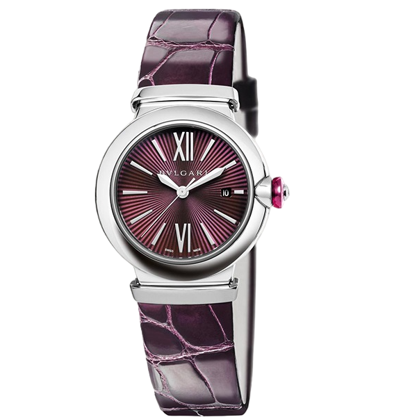 Купить «Bulgari 102495/PO4550 Lucea Leather 33 mm» в интернет-магазине «Золотое время»