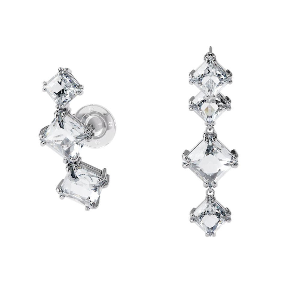 Купить «Swarovski 5602782 MILLENIA: серьги ASYM SQ CRY DTLI/RHS» в интернет-магазине «Золотое время»
