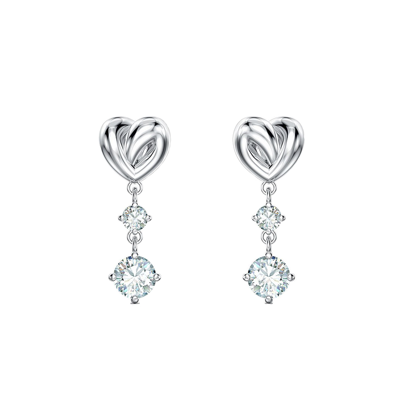 Купить «Swarovski 5517943 LIFELONG HRT: серьги DANGL CZWH/RHS» в интернет-магазине «Золотое время»