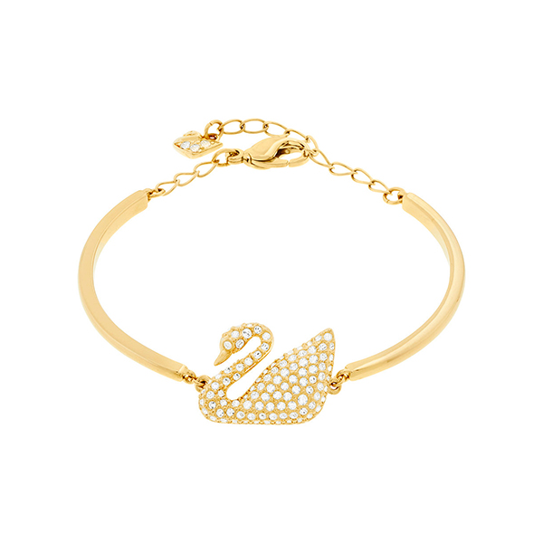 Купить «Swarovski 5083133 Браслет SWAN прозрач. золото» в интернет-магазине «Золотое время»