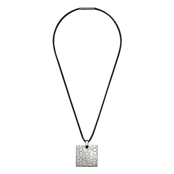 Купить «CK KJ19BN010100 Колье LOGO PENDANT SATIN CORD 60CM» в интернет-магазине «Золотое время»