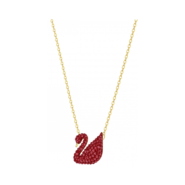 Купить «Swarovski 5465400 ICONIC SWAN: кулон INSI/CRY/GOS RED» в интернет-магазине «Золотое время»