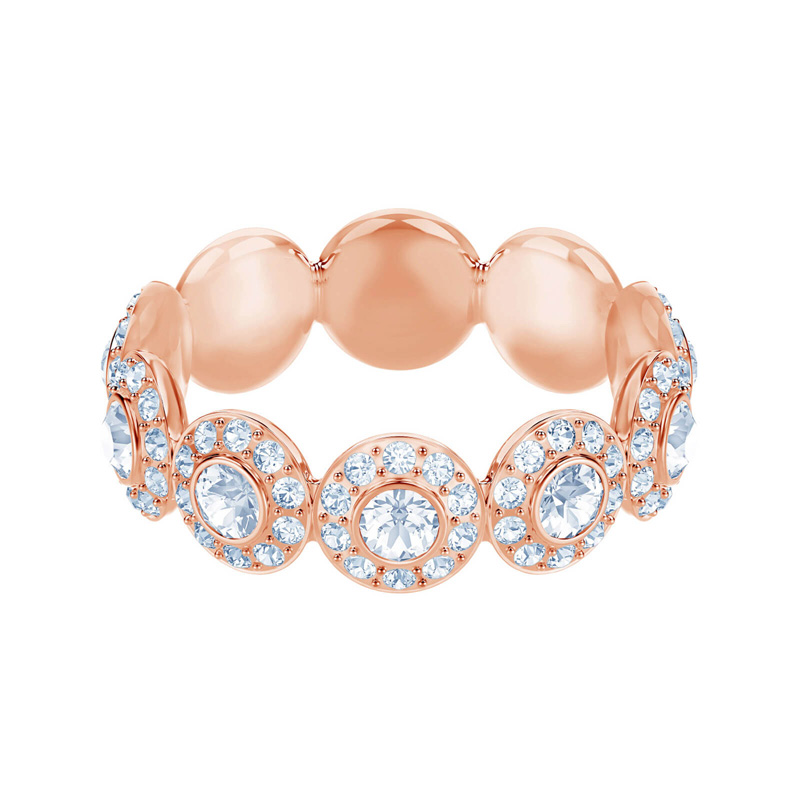 Купить «Swarovski 5441192 ANGELIC: кольцо BAND CRY/ROS 58» в интернет-магазине «Золотое время»