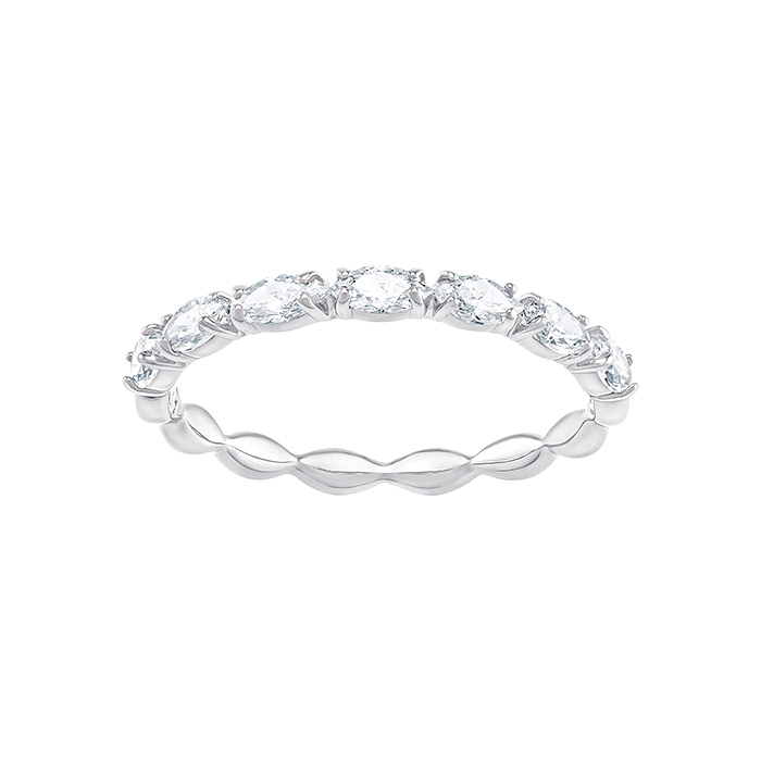 Купить «Swarovski 5366584 VITTORE: кольцо MARQUISE CZWH/RHS 60» в интернет-магазине «Золотое время»
