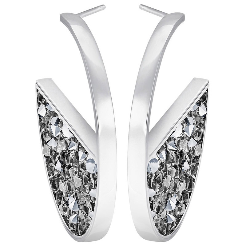 Купить «Swarovski 5273894 Серьги CRYSTALDUST:PE HOOP CRY LTCH/STS» в интернет-магазине «Золотое время»