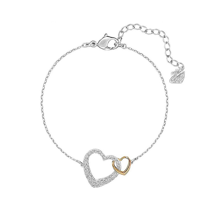 Купить «Swarovski 5156812 Браслет DEAR р.M прозр.золото/родий» в интернет-магазине «Золотое время»
