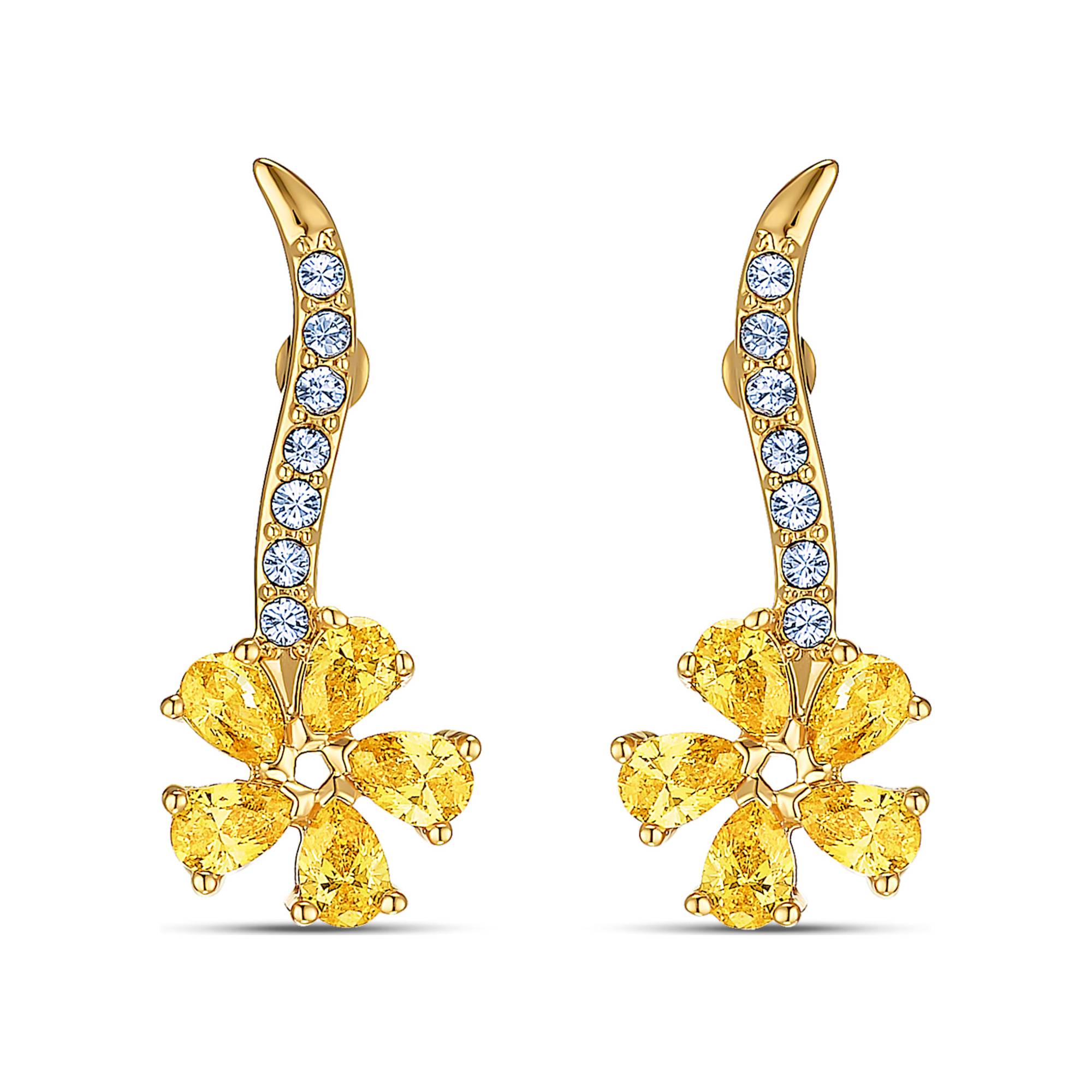 Купить «Swarovski 5535796 BOTANICAL: серьги FLOWER CZOY/GOS» в интернет-магазине «Золотое время»