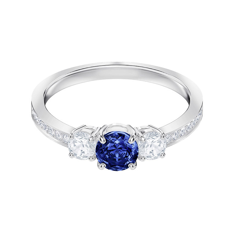 Купить «Swarovski 5416152 ATTRACT TRILOGY: кольцо RND CZSAP/RHS 55» в интернет-магазине «Золотое время»