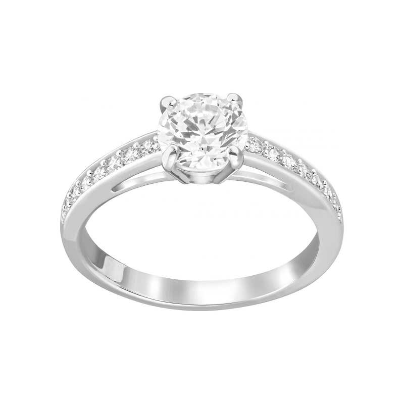 Купить «Swarovski 5032923 ATTRACT: кольцо RND PAVE CZWH/RHS 60» в интернет-магазине «Золотое время»