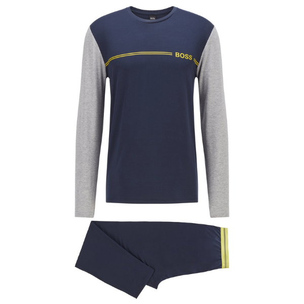 Купить «50460276 Пижама Refined Long Set S, Dark Blue» в интернет-магазине «Золотое время»