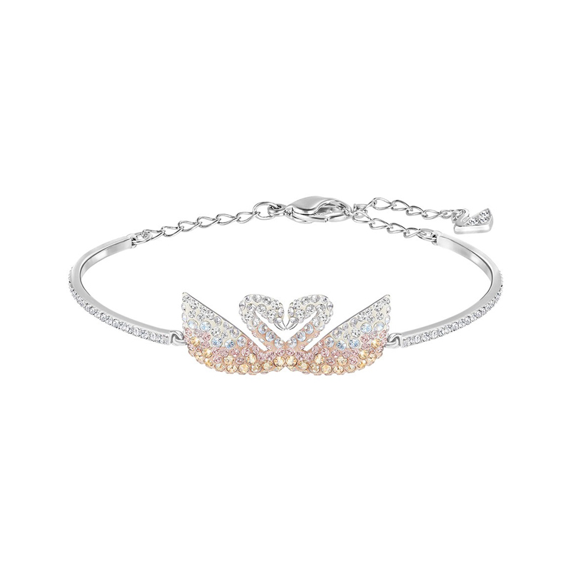 Купить «Swarovski 5256264 ICONIC SWAN: браслет DOUBLE LMUL/RHS M» в интернет-магазине «Золотое время»