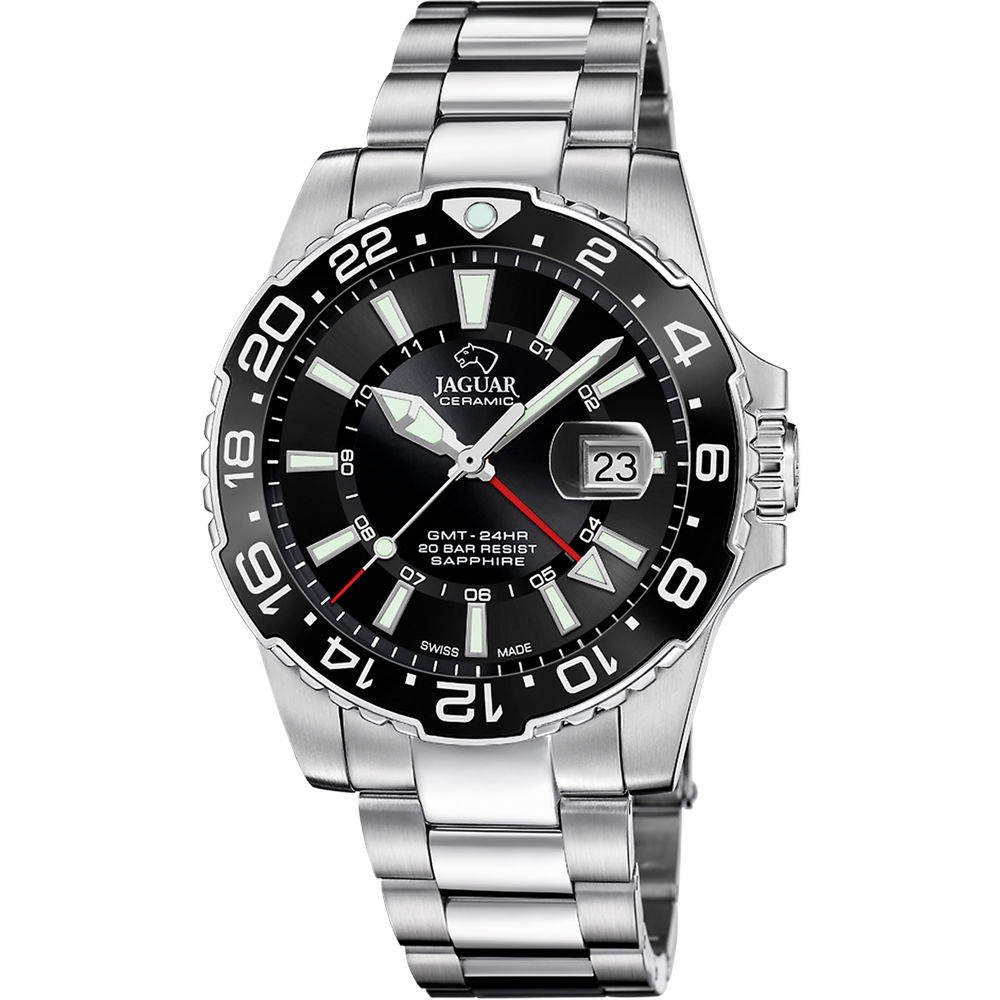Купить «Jaguar J1011/6 CERAMIC GMT     724687AG» в интернет-магазине «Золотое время»