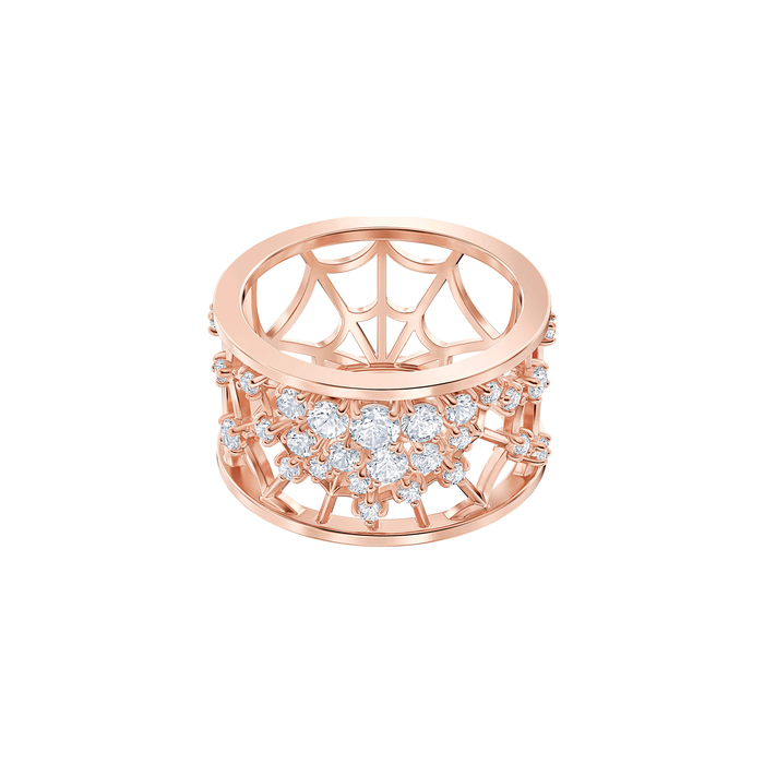 Купить «Swarovski 5496490 PRECISELY: кольцо CZWH/ROS 55» в интернет-магазине «Золотое время»
