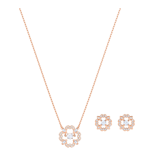 Купить «Swarovski 5408439 Кулон+серьги SPARKLINGDC FLOWER CZWH/CRY» в интернет-магазине «Золотое время»