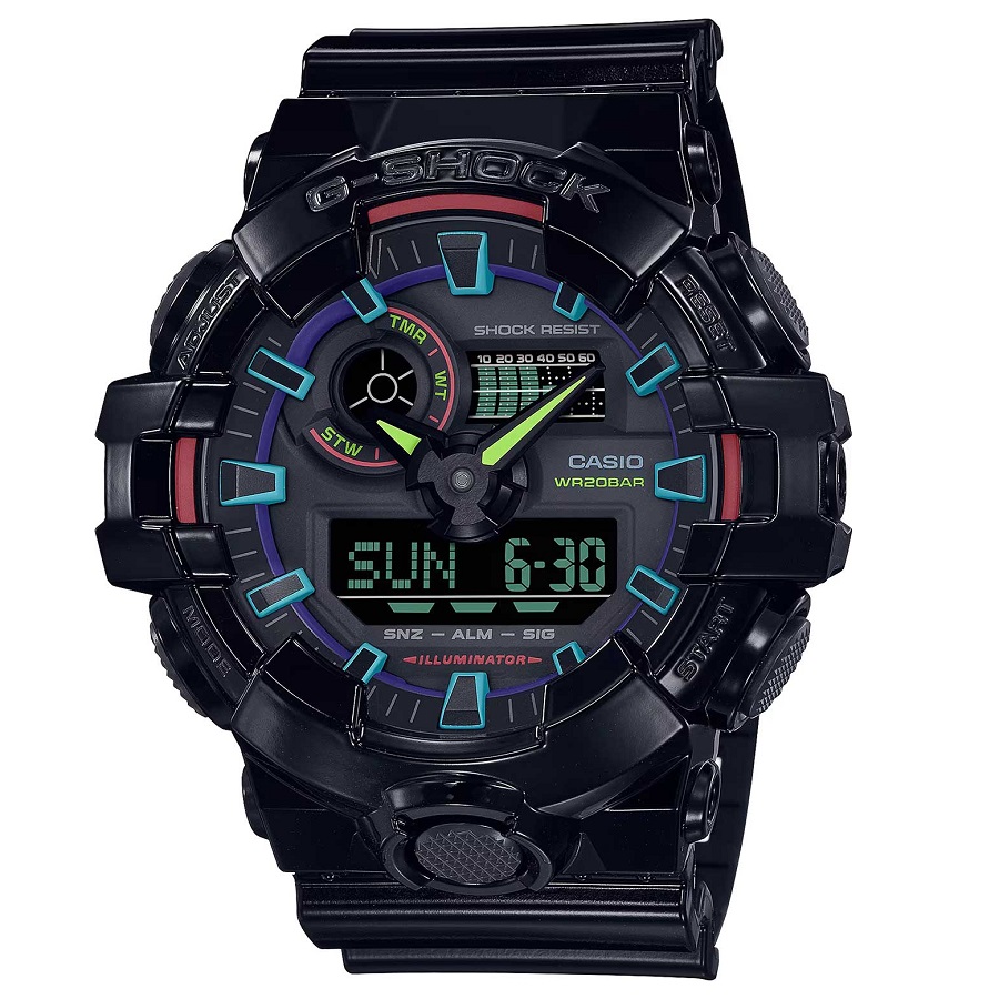 Купить «Casio GA-700RGB-1A» в интернет-магазине «Золотое время»