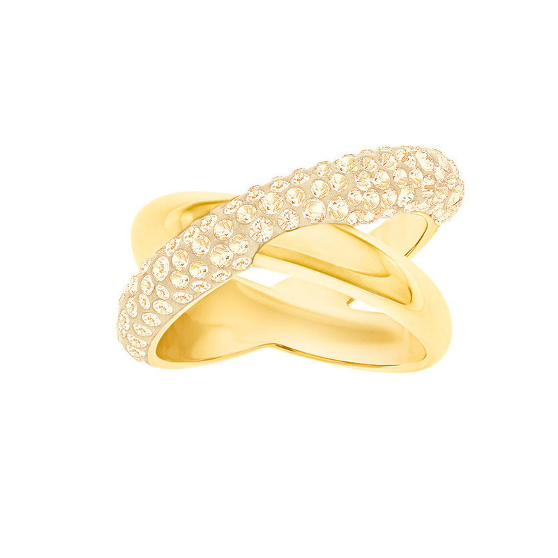 Купить «Swarovski 5372891 Кольцо CRYSTAL:CROSS CRY GSHA/GOS  р.52» в интернет-магазине «Золотое время»