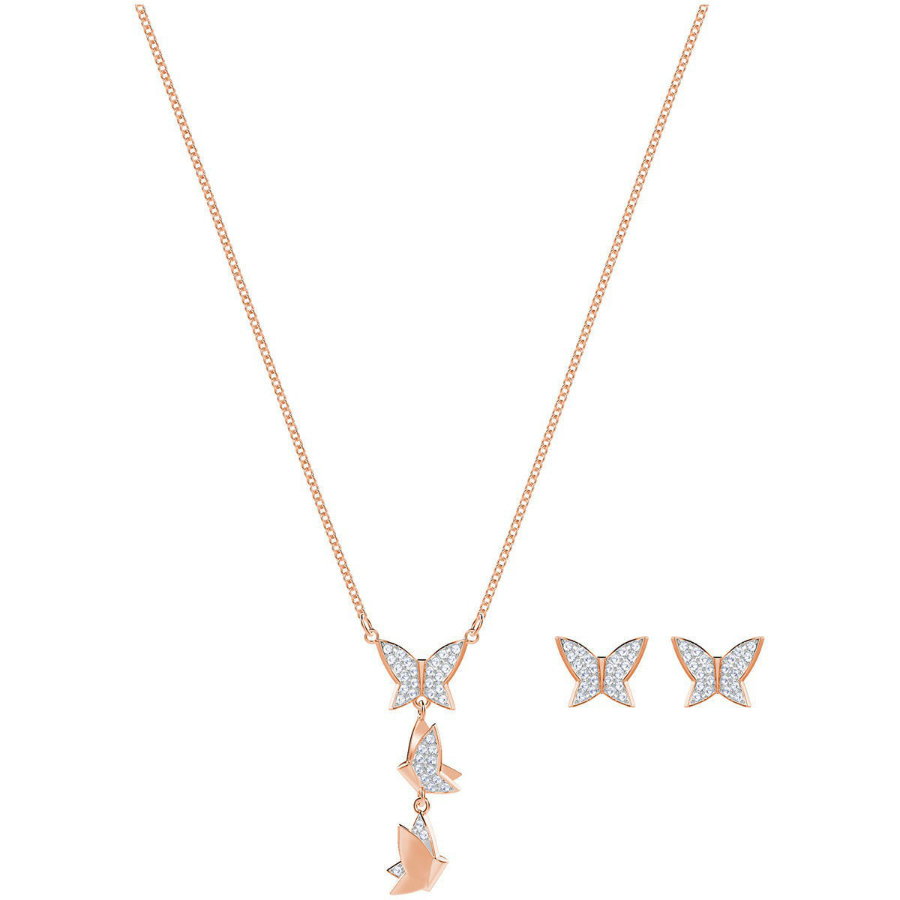 Купить «Swarovski 5382365 LILIA: кулон+серьги CRY/ROS» в интернет-магазине «Золотое время»