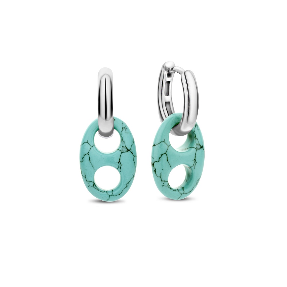 Купить «TI SENTO Серьги Earrings silver 925 (7879TQ)» в интернет-магазине «Золотое время»