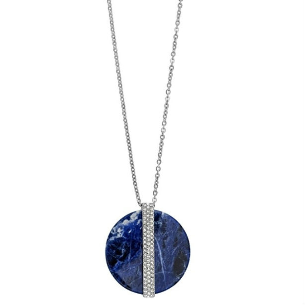 Купить «Swarovski 5139483 Кулон DISK LRG прозр./тм.синий родий» в интернет-магазине «Золотое время»