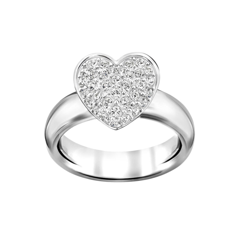 Купить «Swarovski 5190215 Кольцо EVEN TN р.55 прозр.родий» в интернет-магазине «Золотое время»
